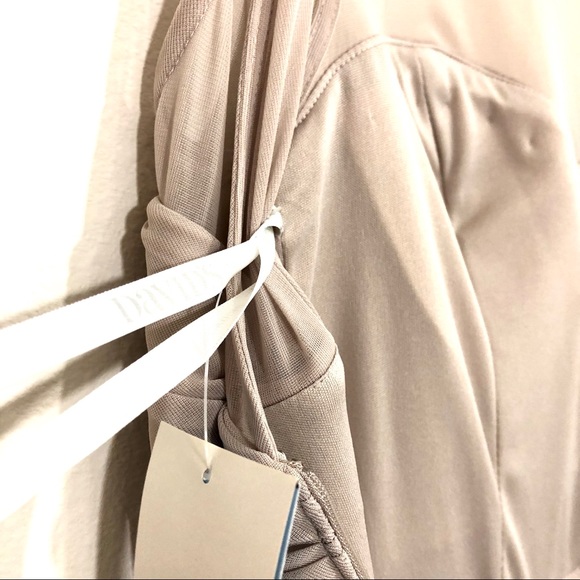 NWT David’s Bridal Beige Bridesmaid Dress - Picture 13 of 14